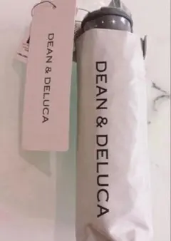 DEAN&DELUCA2026年折り畳み傘(晴雨兼用) 限定色　シルバーグレー