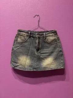 デニム タイトスカート ズボン付き♡