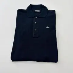 LACOSTE 長袖ポロシャツ ブルー L 0382-A - メルカリ