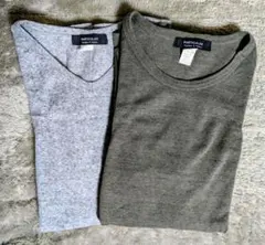 PARTICULAR 長袖・7分袖 Tシャツ 2枚セット！