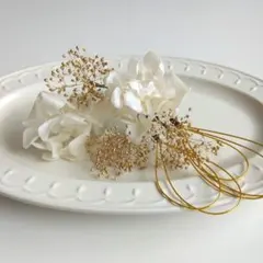 ヘッドパーツ 髪飾り 卒業式 卒園式 成人式 前撮り プリザーブド ヘアピン