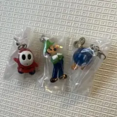 スーパーマリオめじるしアクセサリー（ルイージ・ボムへい・ヘイホー）