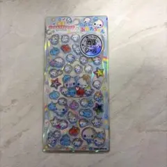 光るジュエルプチドロップシール　ぷくぷくあわわちゃん