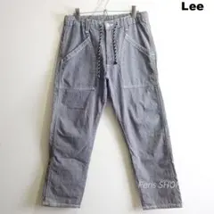 美品★　Lee　イージーベイカー クロップドパンツ　【M】　薄手　ヒッコリー