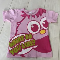 ピンク キャラクターTシャツ 110
