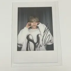 &TEAM アジツ チェキ サイン入り【MAKI】 &TEAM MAKI マキ 直筆サイン チェキ クッションキーホルダー