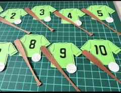 158→野球ユニフォーム ダイカット