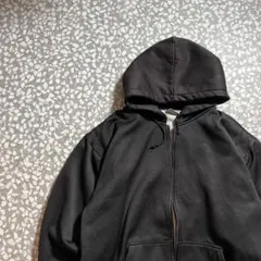 【ストリート感抜群、裏サーマル、ジップパーカー】PLUMA古着アメカジダメージ.