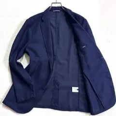 極美品 シップス テック カラミジャケット アンコン ネイビー Mサイズのサムネイル