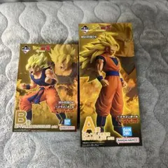 一番くじ ドラゴンボール A賞 超サイヤ人3孫悟空 B賞 超サイヤ人孫悟空