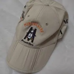 Munsingwear ベージュ キャップ