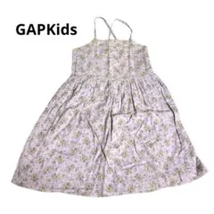 GAPKidsフラワープリント ノースリーブワンピースキッズSサイズ6-7歳
