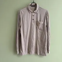 British Open Golf ゴルフ用　ベージュ　長袖　ポロシャツ　L