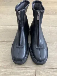 Le Talon GRISE ルタロン フロントジップレザーブーツＳ