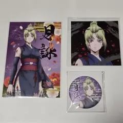 銀魂 吉原大炎上 月詠 缶バッジ ポスカ スクエアカード