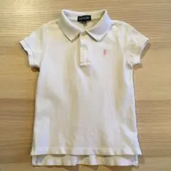 RALPH LAUREN 白ポロシャツ(110サイズ)ナイガイ製