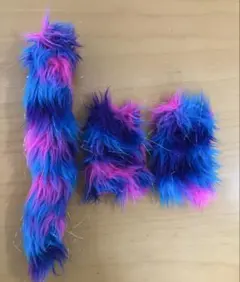 カラフルファー　チシャ猫　ディズニー