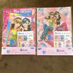 ラブandベリー ラブベリ セガラッキーくじ E賞 クリアファイル ステッカー