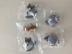 ガチャガチャ　トムとジェリー　5点セット