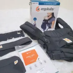 極美品 エルゴ 抱っこ紐 オムニ360 クールエア メッシュ オニキスブラック