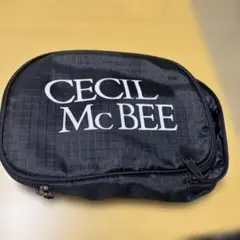 CECIL McBEE ポーチ ブラック
