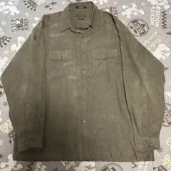 90s VAN HEUSEN 長袖シャツ スエード