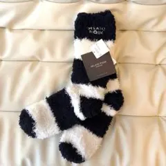 GELATO PIQUE ストライプソックス ネイビー/ホワイト