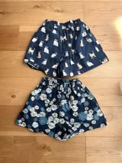 UNIQLO ポール&ジョー 110cm・100cm ショートパンツ 2枚セット