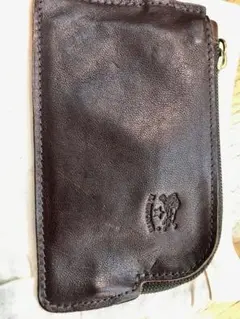 未使用　新品リクエスト　IL BISONTE レザー キーケース ブラウン　美品