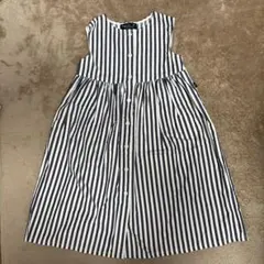 アニエスベー ストライプ　ワンピース　6ans