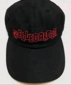 ELLEGARDEN キャップ 刺繍ロゴ ブラック