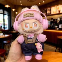 限定価格 Labubu服ラブブぬいぐるみ着17cm ぬい服　着せ替え服6点セット