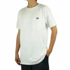 新品XLベンデイビスBEN DAVISホワイト白ポケット付きTシャツポケT