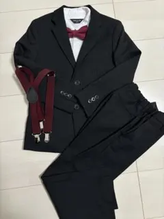 COMME CA ISM フォーマルスーツ ブラック 120A