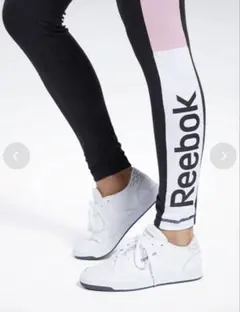 Reebok スリムフィットレギンス ブラック/ピンクのサムネイル