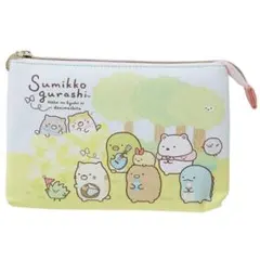 新品　すみっこぐらし　スリーポケットポーチのサムネイル