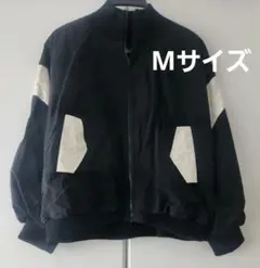 カジュアル　トラックジャケット　黒　Mサイズ