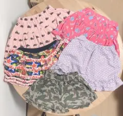 130cm　スカート　5点まとめ売り　キッズ　女の子　ガールズ