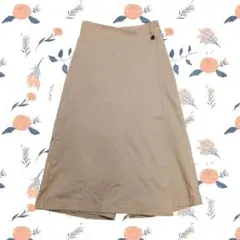 シャンブル　tsukuru＆Lin.　ベージュ　スカート風　ワイドパンツ　M