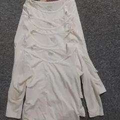 HEATTECH 長袖シャツ 110サイズ ホワイト 4枚セット