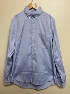 美品 INDIVIDUALIZED SHIRTS オックスフォードシャツ ブルー - メルカリ