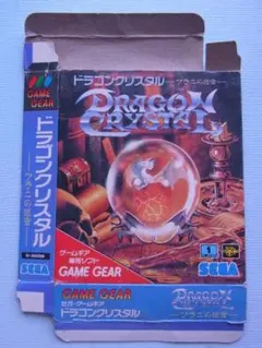 空箱　箱のみ　GG　ゲームギア　ドラゴンクリスタル　1990年　セガ　SEGA