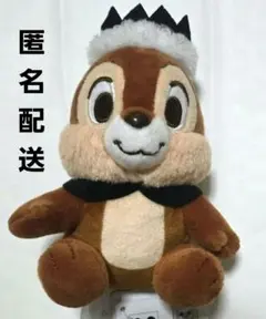 チップ&デール 王冠 ファンカラ マスコット チップとデール チップ 黒