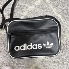 adidas 合成皮革 バッグ ブラック