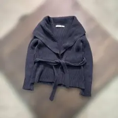 7AS5 RALPH LAUREN セーラーニット　Y2K ネイビー　古着のサムネイル