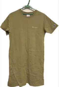 Champion チャンピオン 半袖チュニック カーキ 半袖Tシャツ 綿のサムネイル