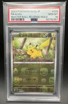 2026年最新】マスターボール ピカチュウ psa10の人気アイテム - メルカリ