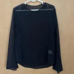 UNIQLO×マメクロゴウチ　シアークルーネックT 長袖Tシャツ シアーTのサムネイル