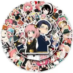 シール 50枚 for アーニャフォージャー 防水ステッカースーツケース/ギター