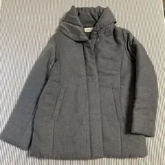 ナノユニバース　ブルゾン　中綿　アウター　グレー